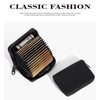 PU Leather Card Holder Wallet with 20 Card Slots
