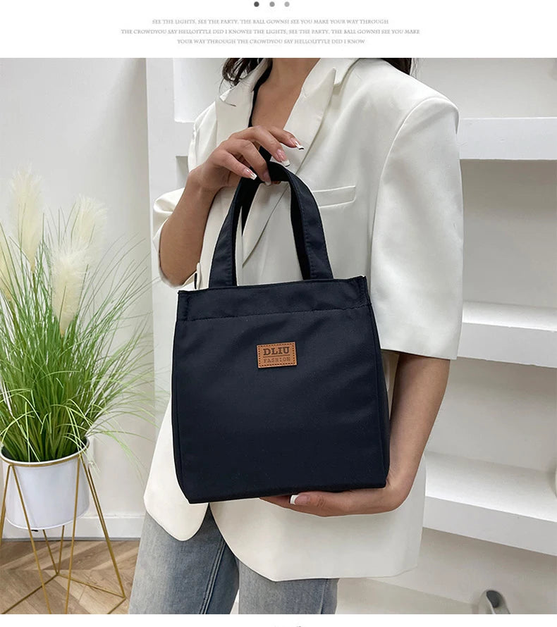 Insulated Lunch Bag with Top Handle for Work
