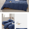 Washed Cotton Duvet Cover – Minimalist Solid Color Bedding
