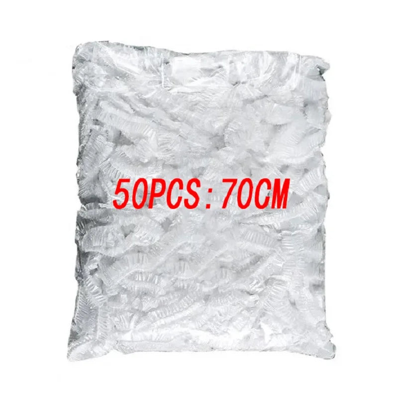 Disposable Shower Caps for Bathing, Hair Care, and Food Protection