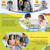 A set of toddler felt busy books and an activity board designed for interactive learning and life skills.