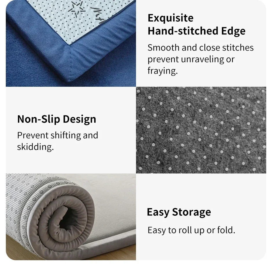Ultra-Thick Cushioned Baby Play Mat with Modern Design