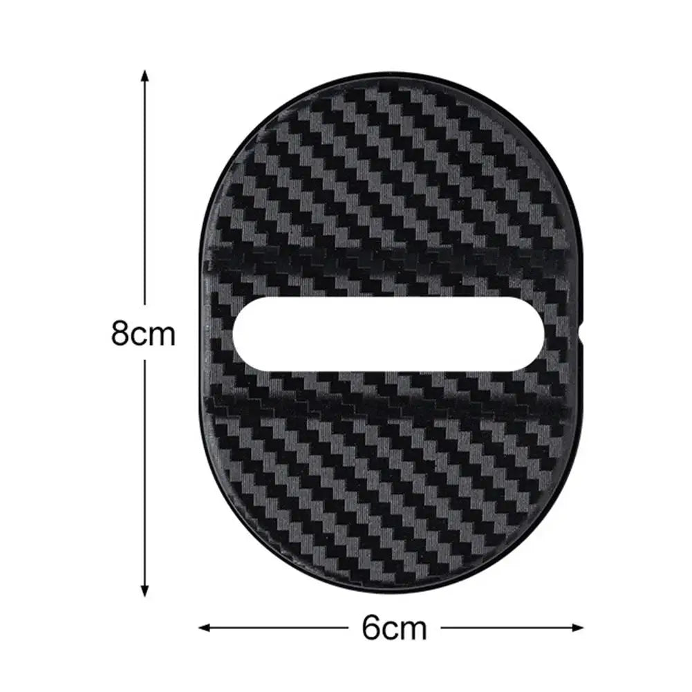Self-Adhesive Car Door Lock Protective Covers (4-Pack)