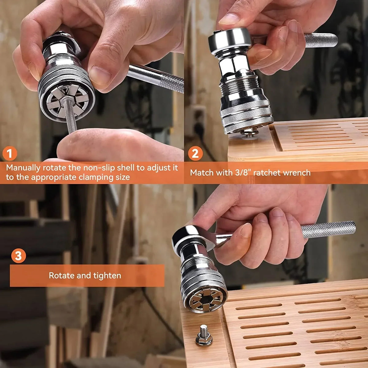 Universal Socket Adapter Kit for Drills and Wrenches