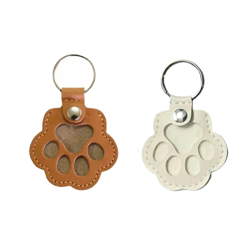 PU Leather Pet Memorial Keychain