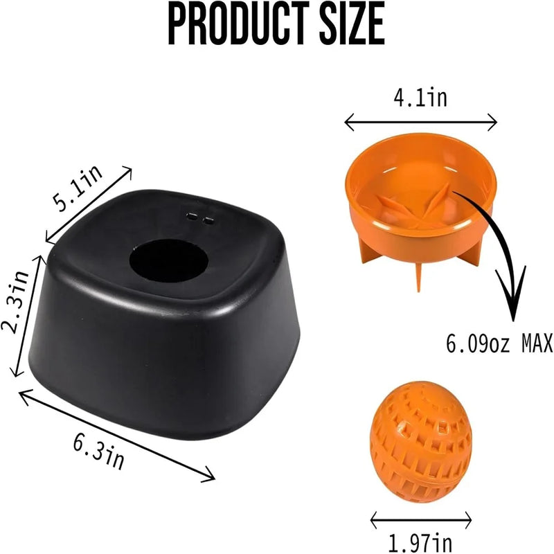 Bol Distributeur Interactif à Balle Rouleuse pour Repas Lents