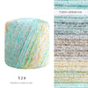 Pearl Rainbow Gradient Cotton Yarn - Soft Hand Knitting Thread