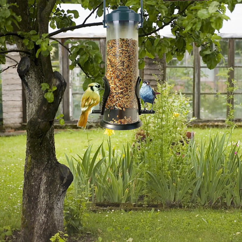 Squirrel-Proof Hanging Bird Feeder