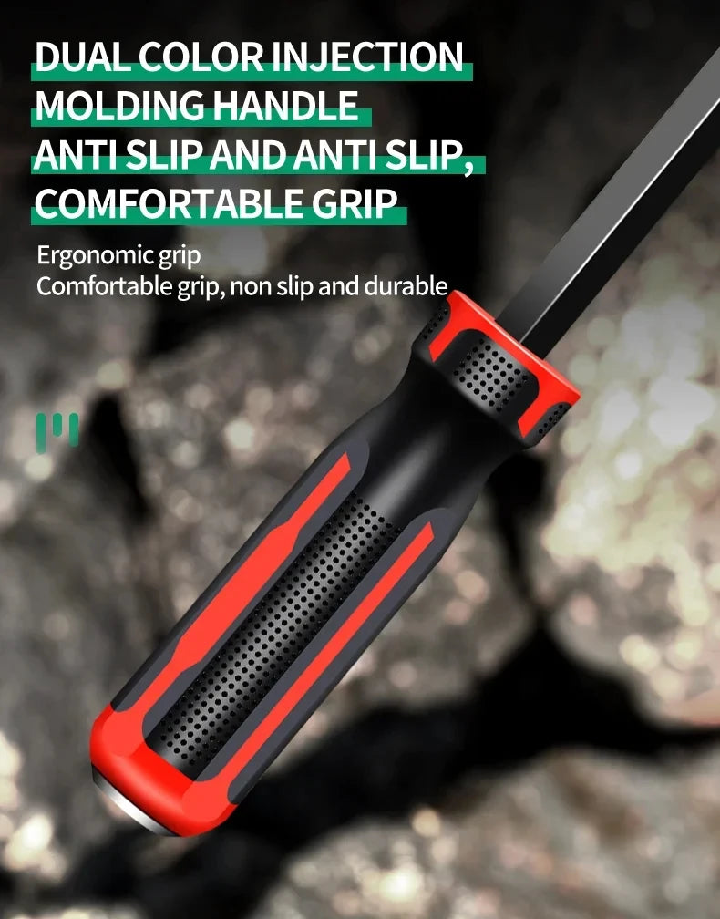 Heavy-Duty Pry Bar with Strike Cap and Nail Puller