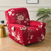 Printed Recliner Cover with Side Pocket — 4-Piece Set