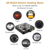 Portable Electric Hot Plate with Adjustable Temperature Control