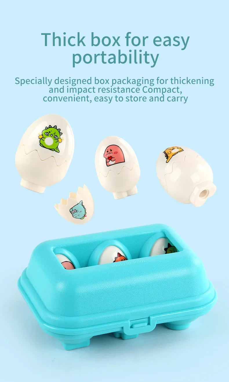 Montessori Shape-Matching Egg Puzzle Set for Toddlers