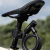 Heavy-Duty Cable Bike Lock with Mounting Bracket and 2 Keys