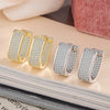 14K Silver Diamond Accent Stud Earrings