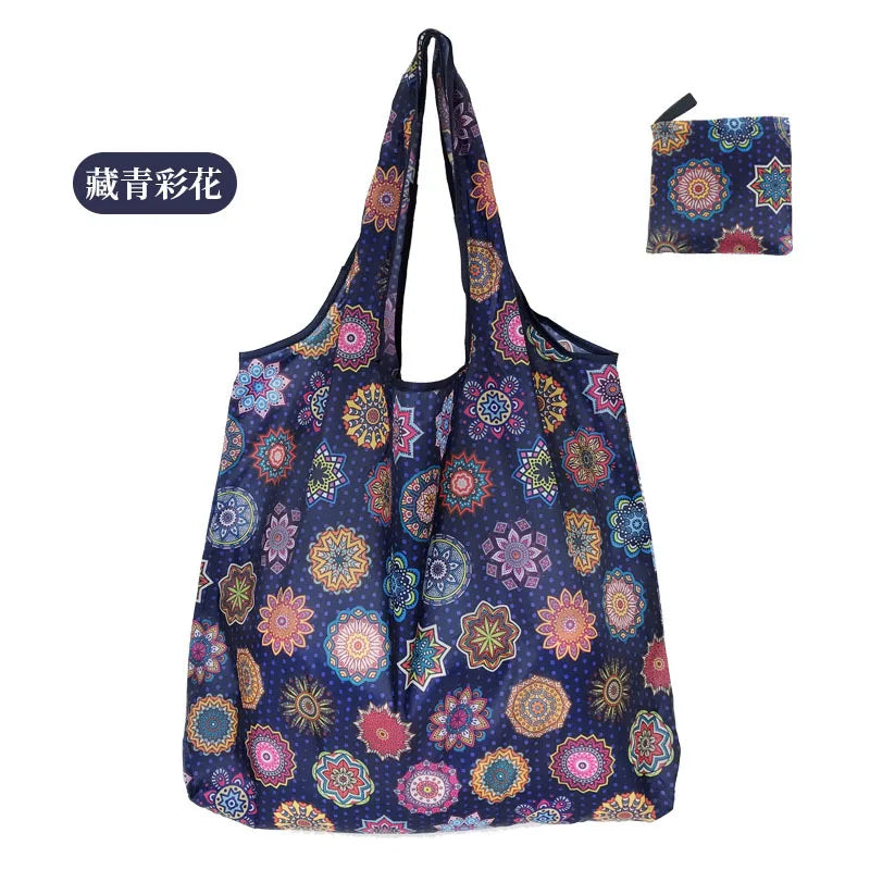 Large Foldable Reusable Shopping Tote Bag