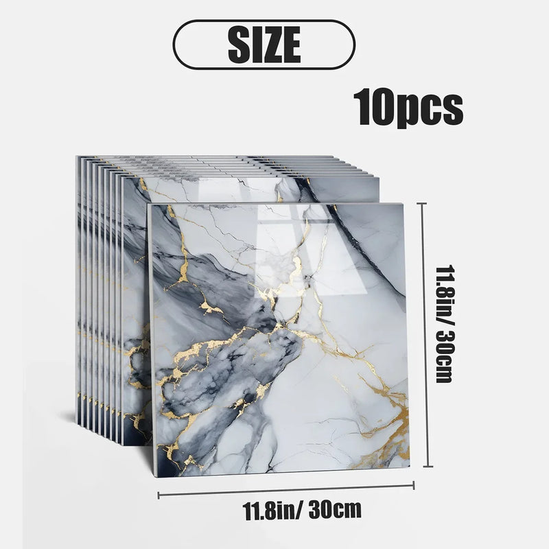3D-Faux-Marmor-Wandfliesen