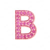 Pearl Rhinestone Letter Patches – Iron-On 3D DIY Embellishments
