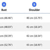 Size chart showing measurements for a silk satin robe with lace trim for women across sizes S to XL.