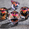 Beholder's Eye Sharp Edge Resin Dice Set for D&D