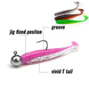 Realistic Soft Bait Fishing Lures with Jig Heads