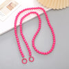 Handcrafted Beaded Phone Lanyard with Earth Tone Acrylic Accents