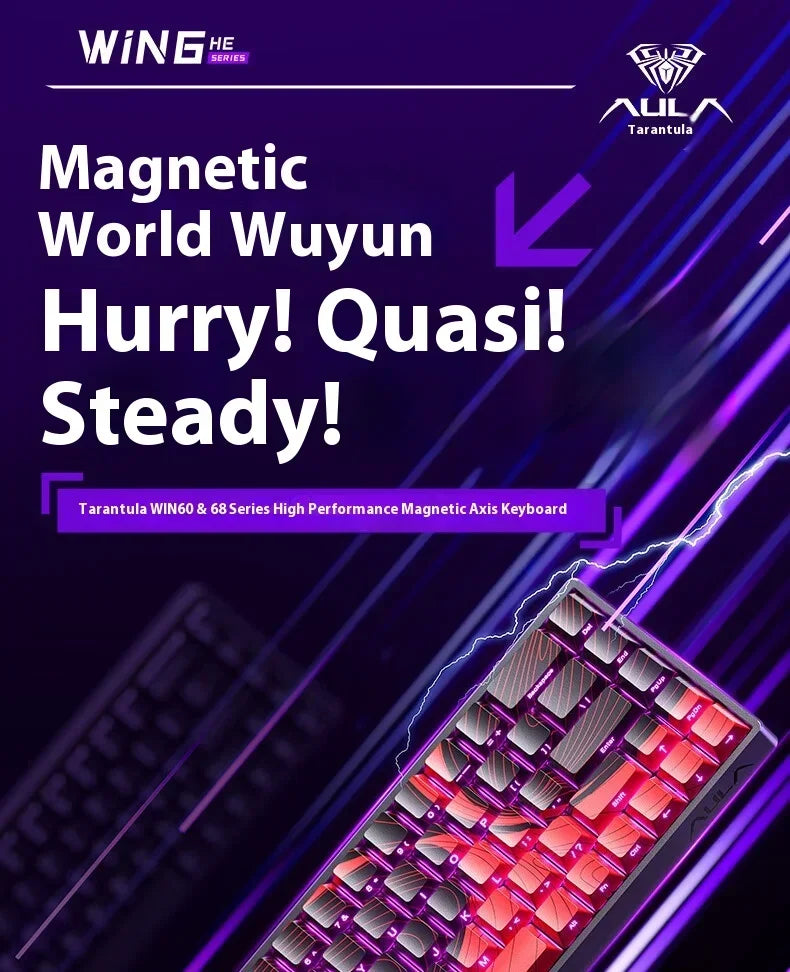 Aula Win60/Win68 Magnetic Switch Gaming Keyboard with 8K Polling