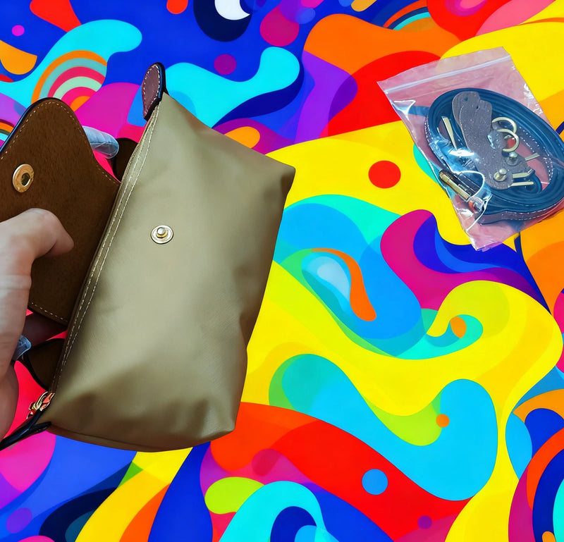 Retro Nylon Mini Crossbody Bag
