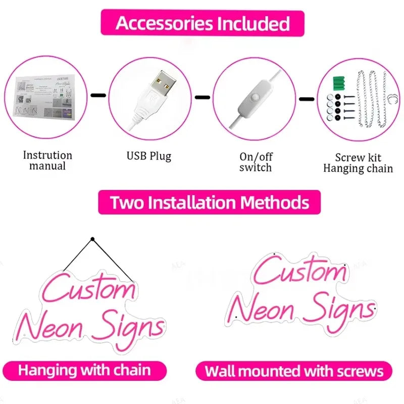 Individuelles LED-Neonlicht
