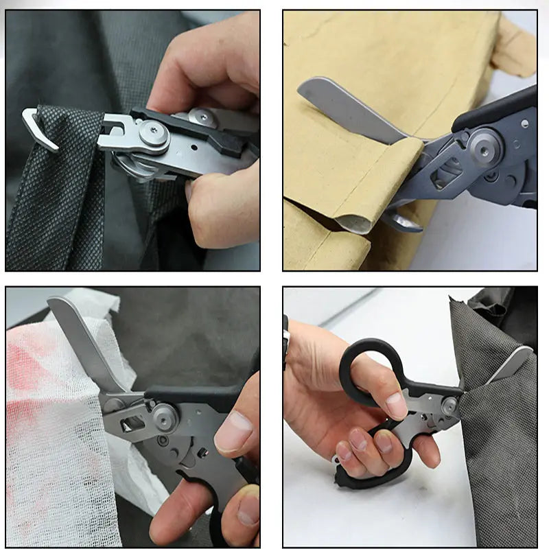 Compact Multi-Purpose Emergency Rescue Scissors
