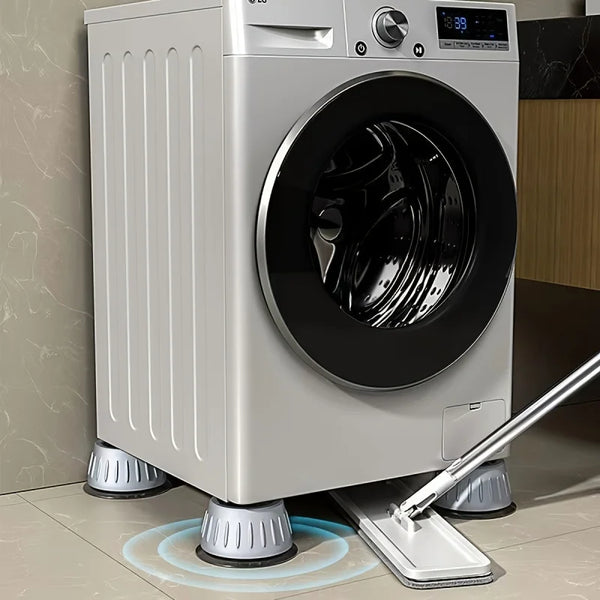 Anti-Slip Leveling Feet for Washing Machines and Refrigerators (4-Pack)