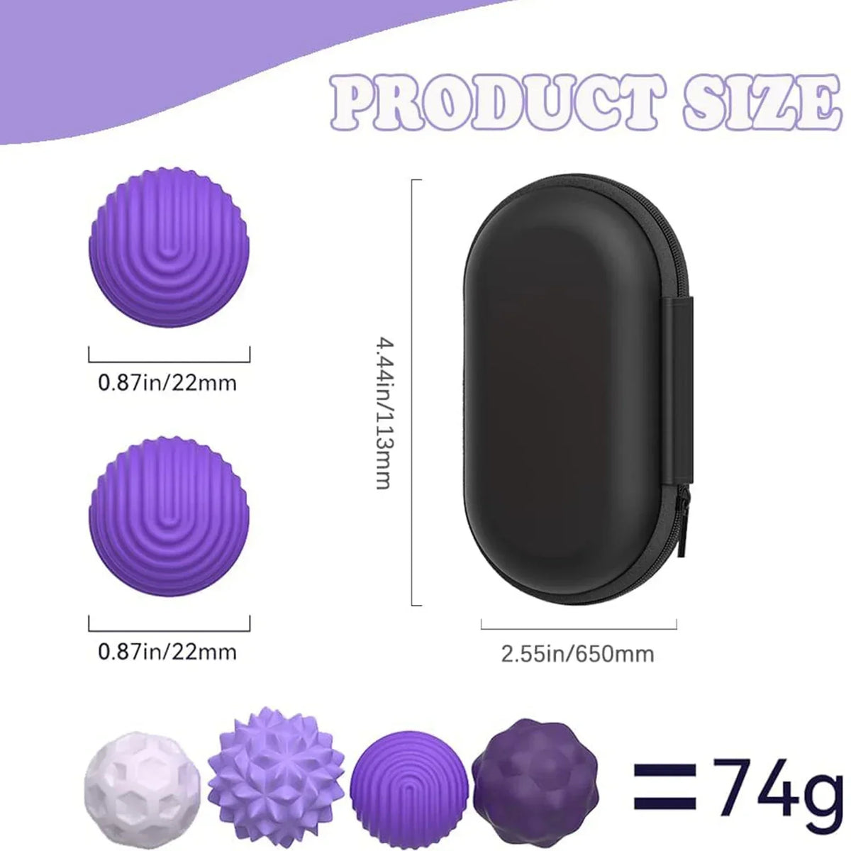Silicone Magnetic Fidget Balls for Stress Relief and Focus
