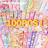 Kawaii Laser Sticker Pack for Scrapbooking and DIY Crafts