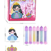 A box of DIY Beaded Pen craft kit featuring princess and rainbow designs, including a beaded pen and crown.