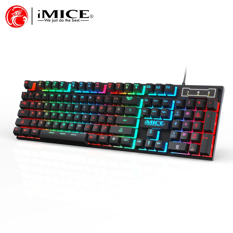 Combo Clavier et Souris de Jeu Rétroéclairé RGB