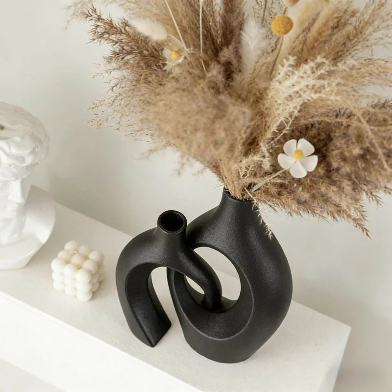 Modern Minimalist Resin Vase Set