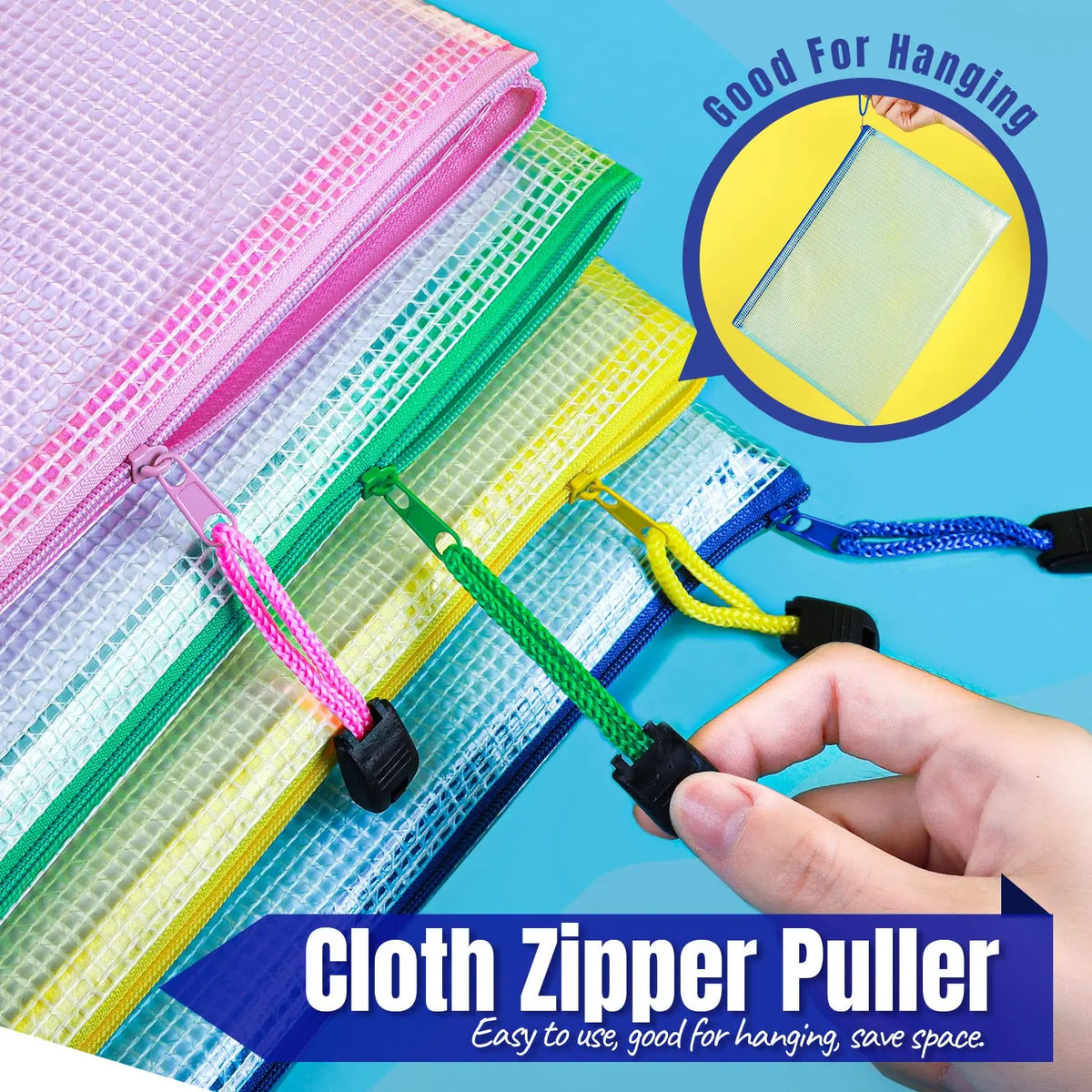 Clear Waterproof Zipper Document Organizer