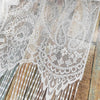 French Vintage Lace Tassel Sheer Curtain