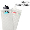 Double-Layer PU Leather Glasses Case with Soft Lining