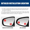 360° Rotatable Car Blind Spot Mirror – Wide Angle Auxiliary Rearview Safety Mirror
