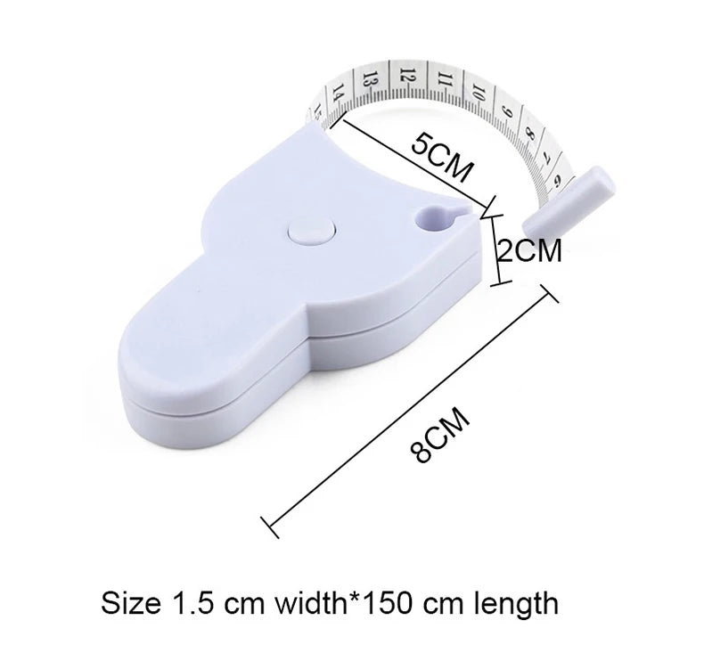 Portable Retractable Body Tape Measure with Lock