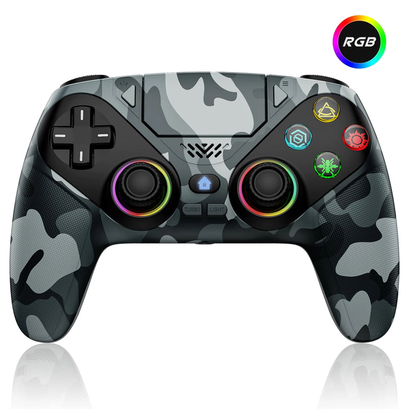Wireless RGB Gaming Controller for PS5 and PC