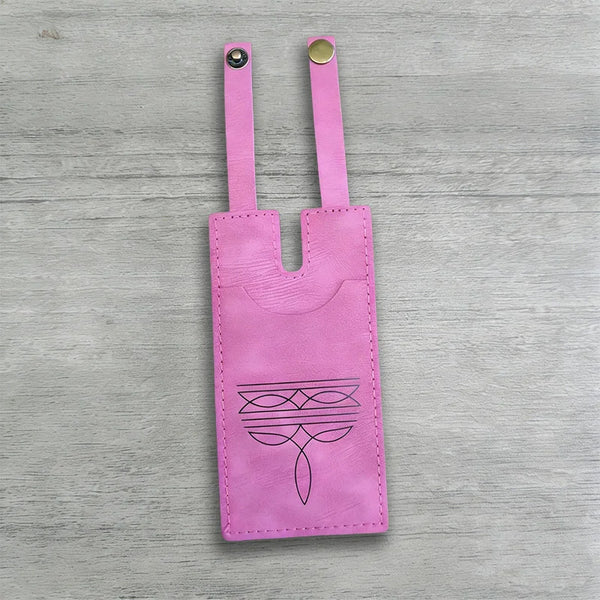 Western Boot Wallet with Secure Strap