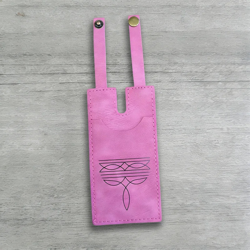Western Boot Wallet with Secure Strap