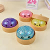 Glitter Bead Steamed Bun Squishy Toy