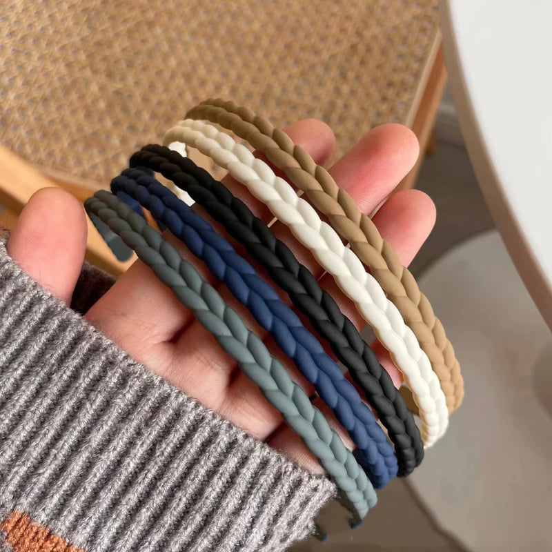 Non-Slip Resin Hair Bands - Set of 5