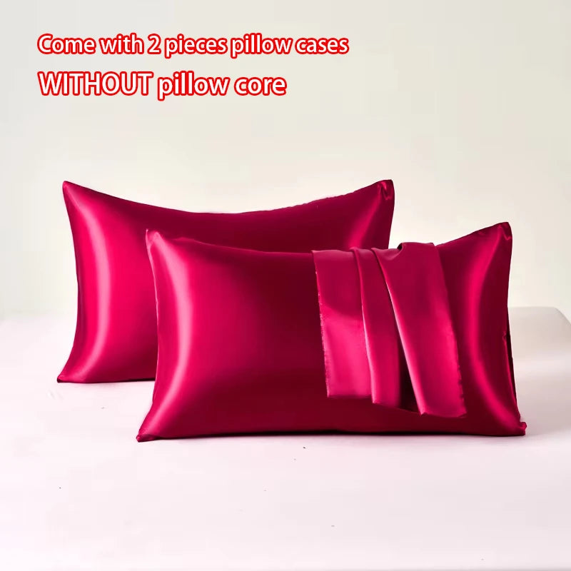 Satin Pillowcase Set of 2 – Silky Soft, Hair & Skin Friendly