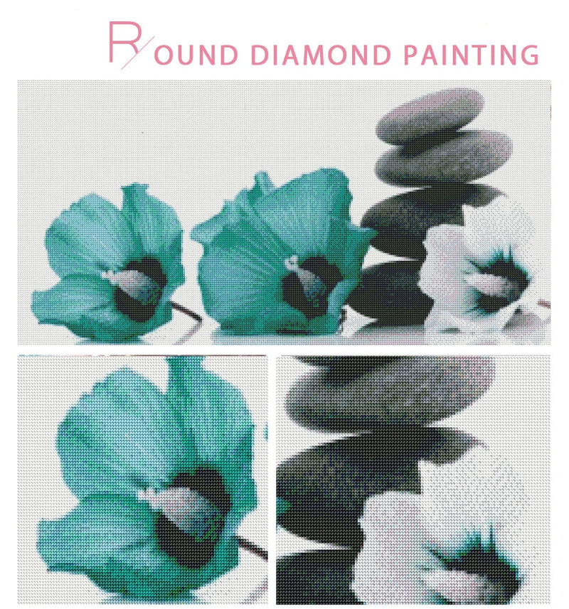 Vintage Vase & Flowers Diamond Painting Kit