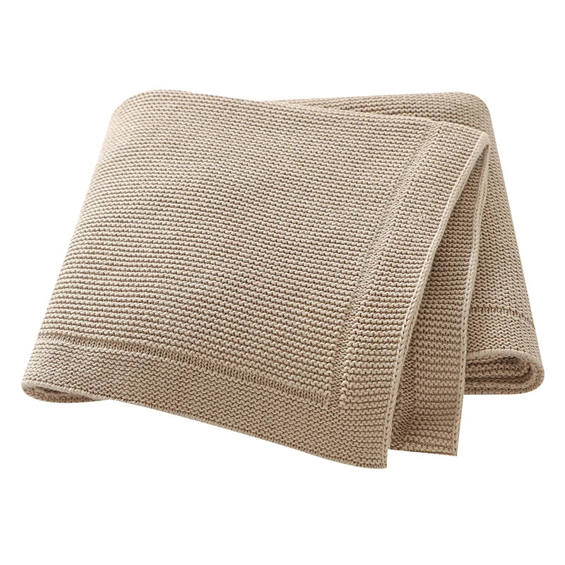Soft Cotton Baby Swaddle Blanket – All-Season, Multi-Use
