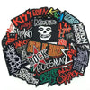 Embroidered Rock Band Patches Set for DIY Clothing Customization