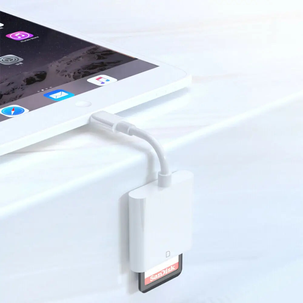 3-in-1 Lightning SD & TF Card Reader for iPhone